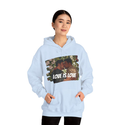 Love Is Love - Bears - Unisex Hoodie - Hoodie - Heather Navy - The Lucky Wombat