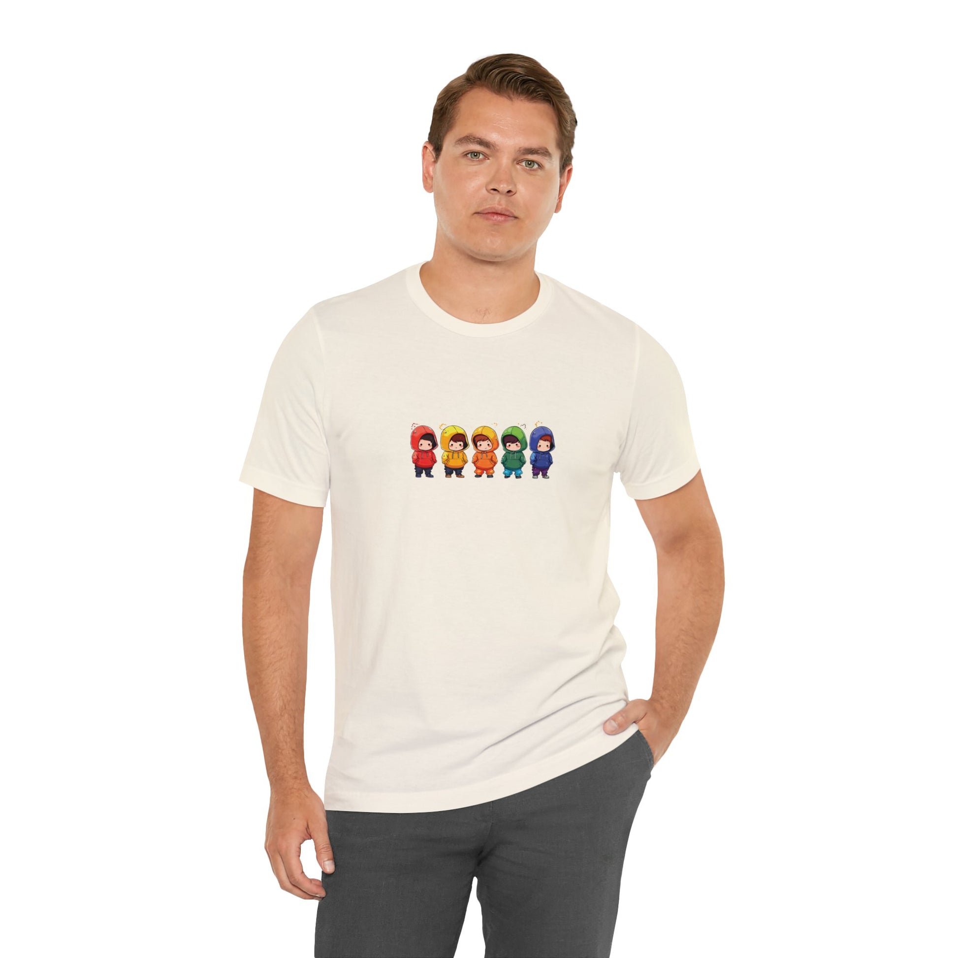 Cutties in Hoodies - Unisex T-Shirt - T-Shirt - Natural -  The Lucky Wombat