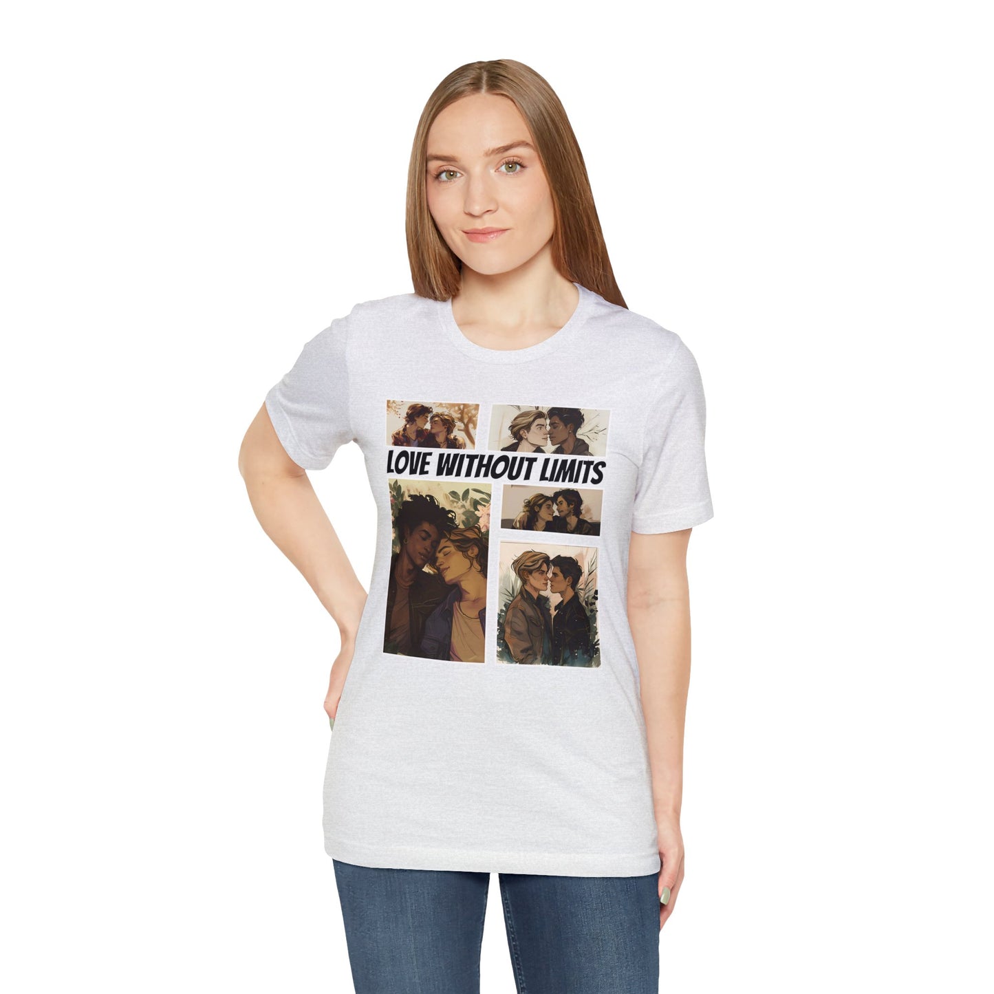 Love Without Limits - Boys - Unisex T-Shirt - T-Shirt - Ash The Lucky Wombat
