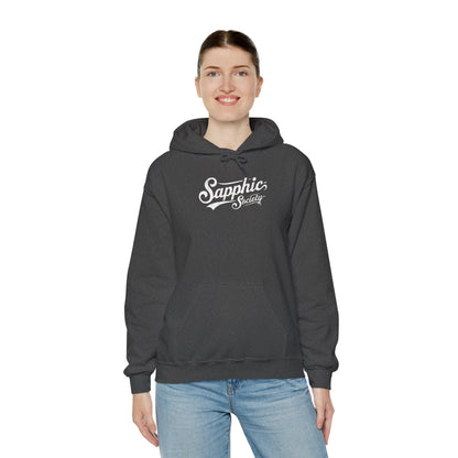 Sapphic Society Hoodie - Hoodie - The Lucky Wombat