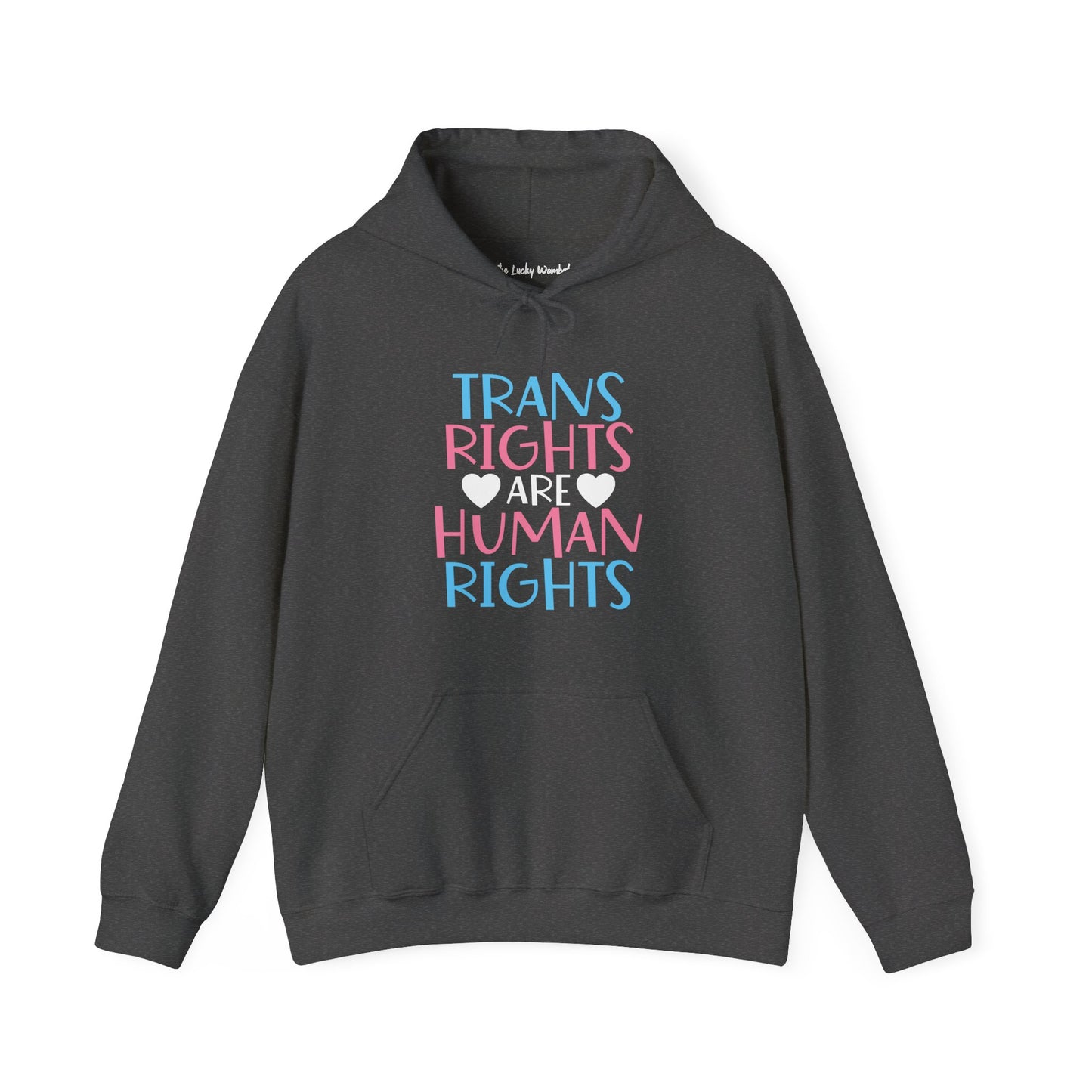 Trans Rights are Human Rights Hoodie - Hoodie - The Lucky Wombat