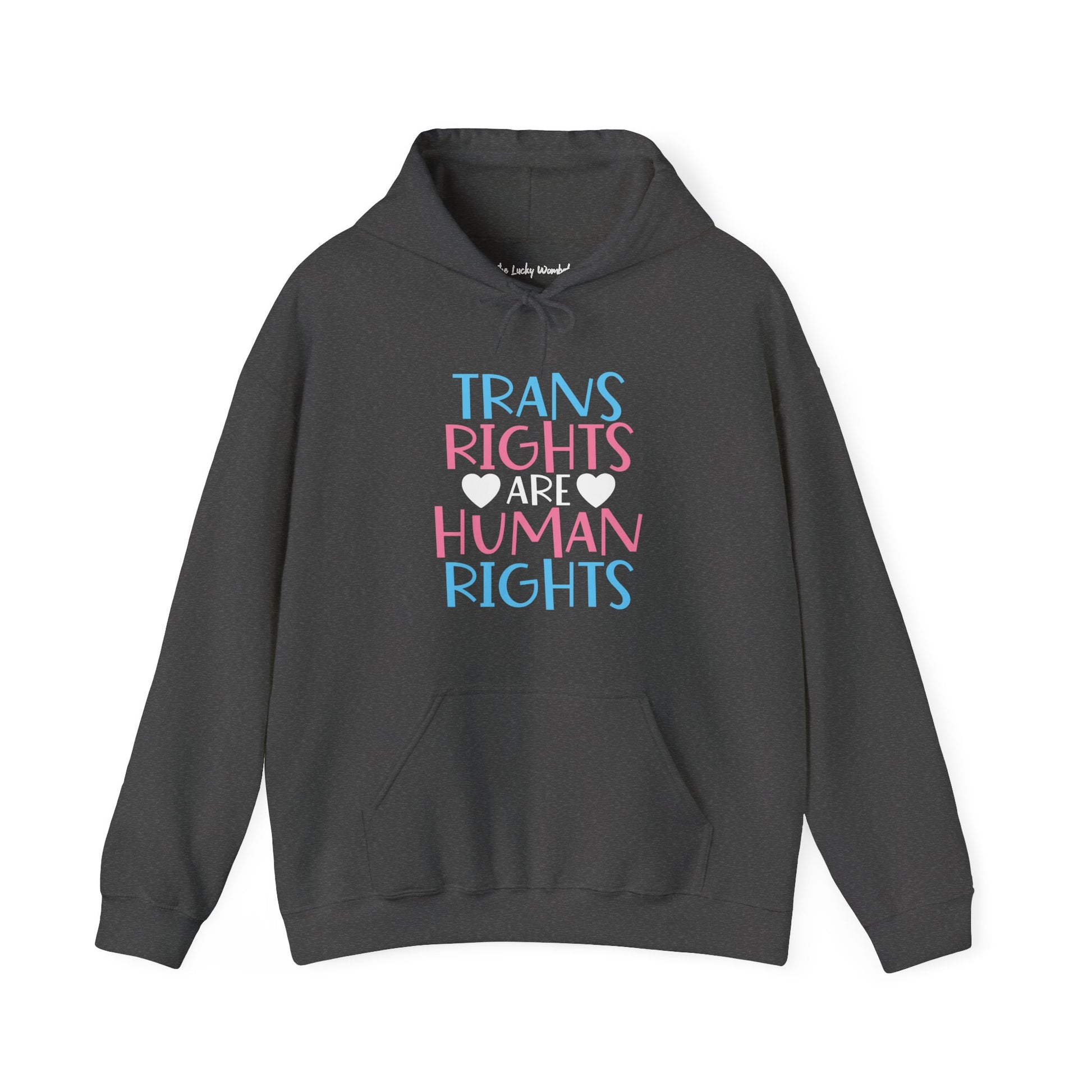 Trans Rights are Human Rights Hoodie - Hoodie - The Lucky Wombat