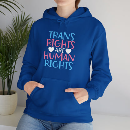 Trans Rights are Human Rights Hoodie - Hoodie - The Lucky Wombat