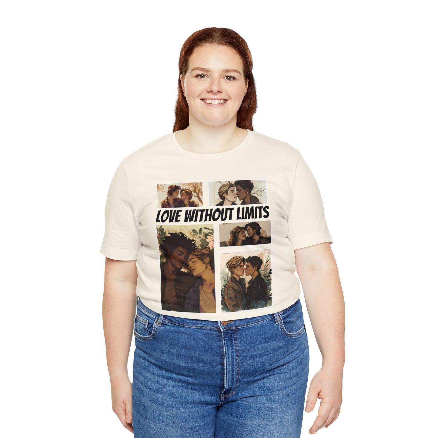 Love Without Limits - Boys - Unisex T-Shirt - T-Shirt - Natural The Lucky Wombat