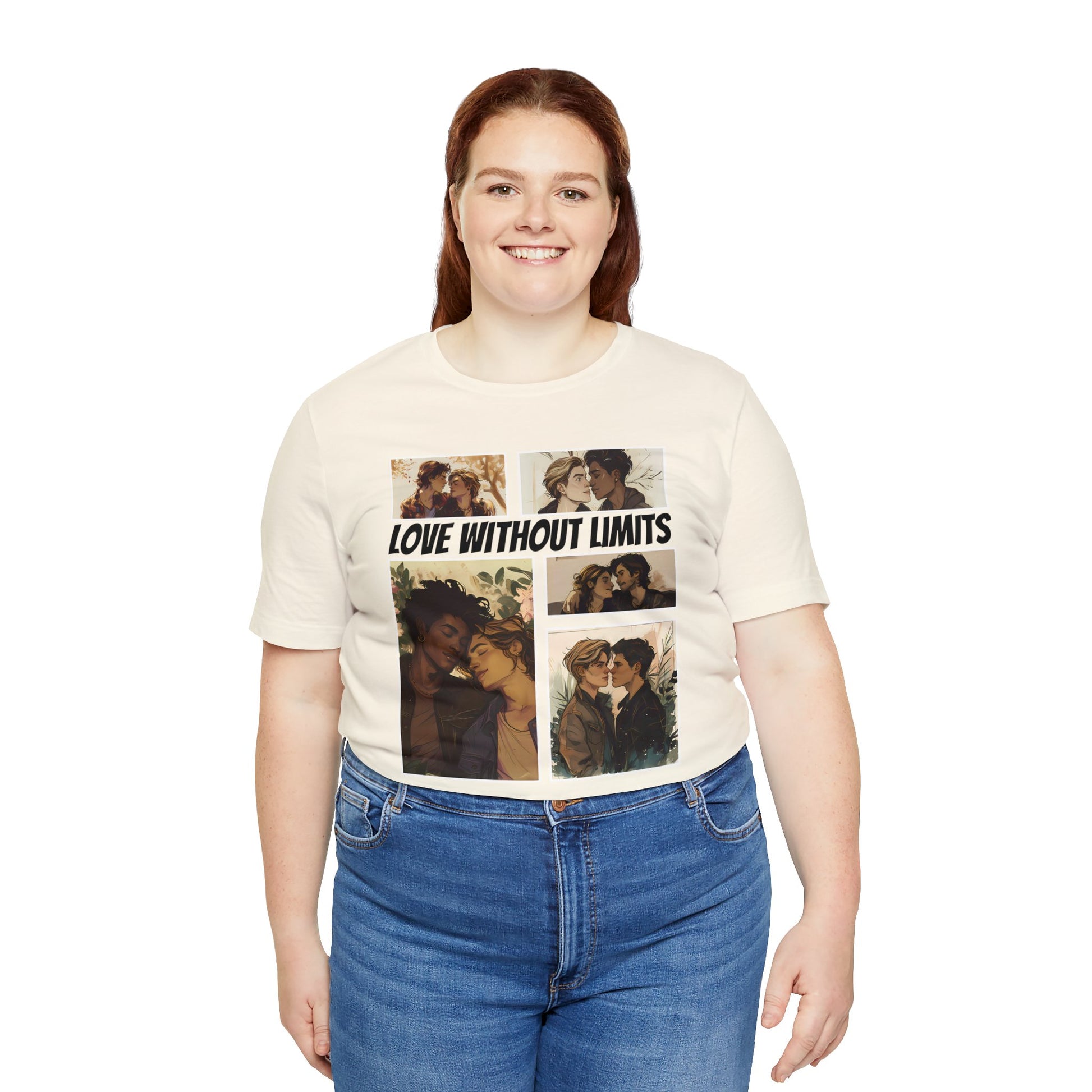 Love Without Limits - Boys - Unisex T-Shirt - T-Shirt - Natural The Lucky Wombat