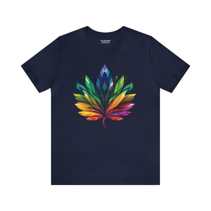 Rainbow-coloured Leaf - Unisex T-shirt