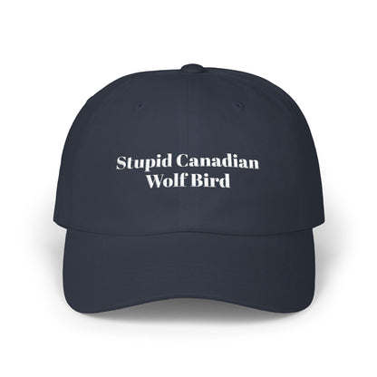 Stupid Canadian Wolf Bird Classic Cap