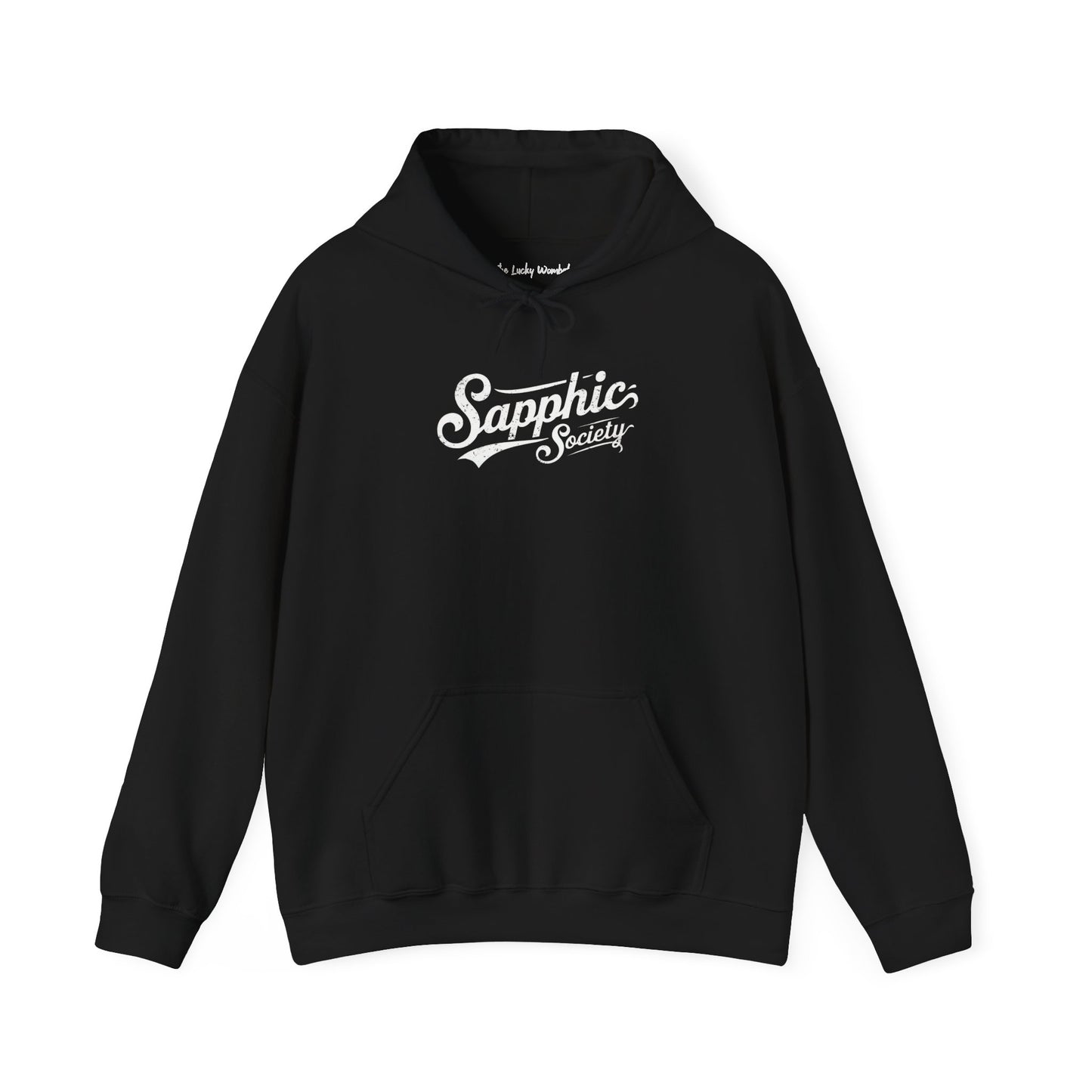 Sapphic Society Hoodie - Hoodie - The Lucky Wombat