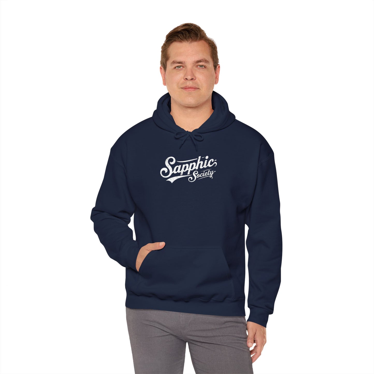 Sapphic Society Hoodie - Hoodie - The Lucky Wombat