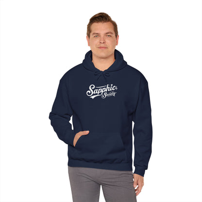 Sapphic Society Hoodie - Hoodie - The Lucky Wombat