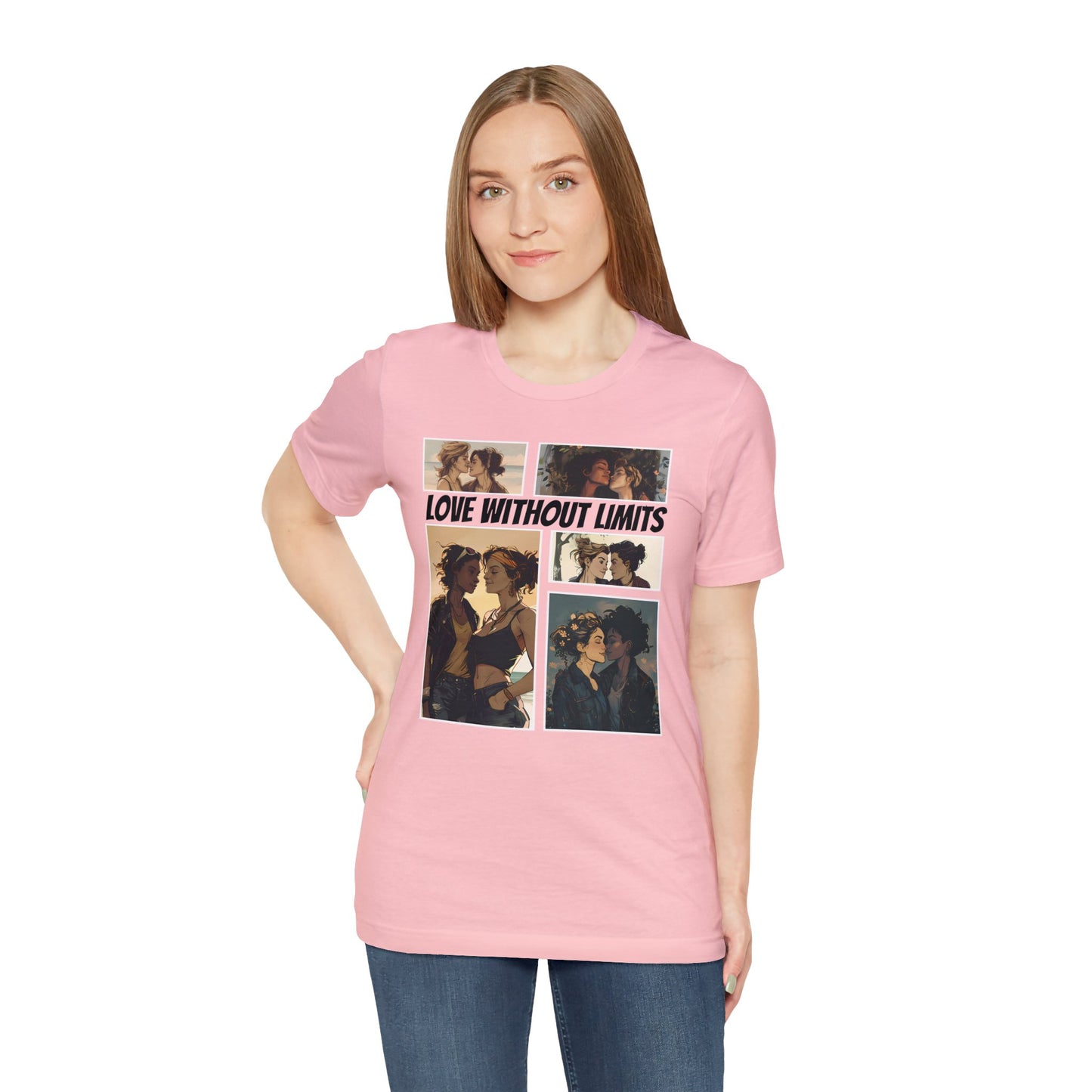 Love Without Limits - Girls - Unisex T-Shirt - T-Shirt - Pink - | The Lucky Wombat