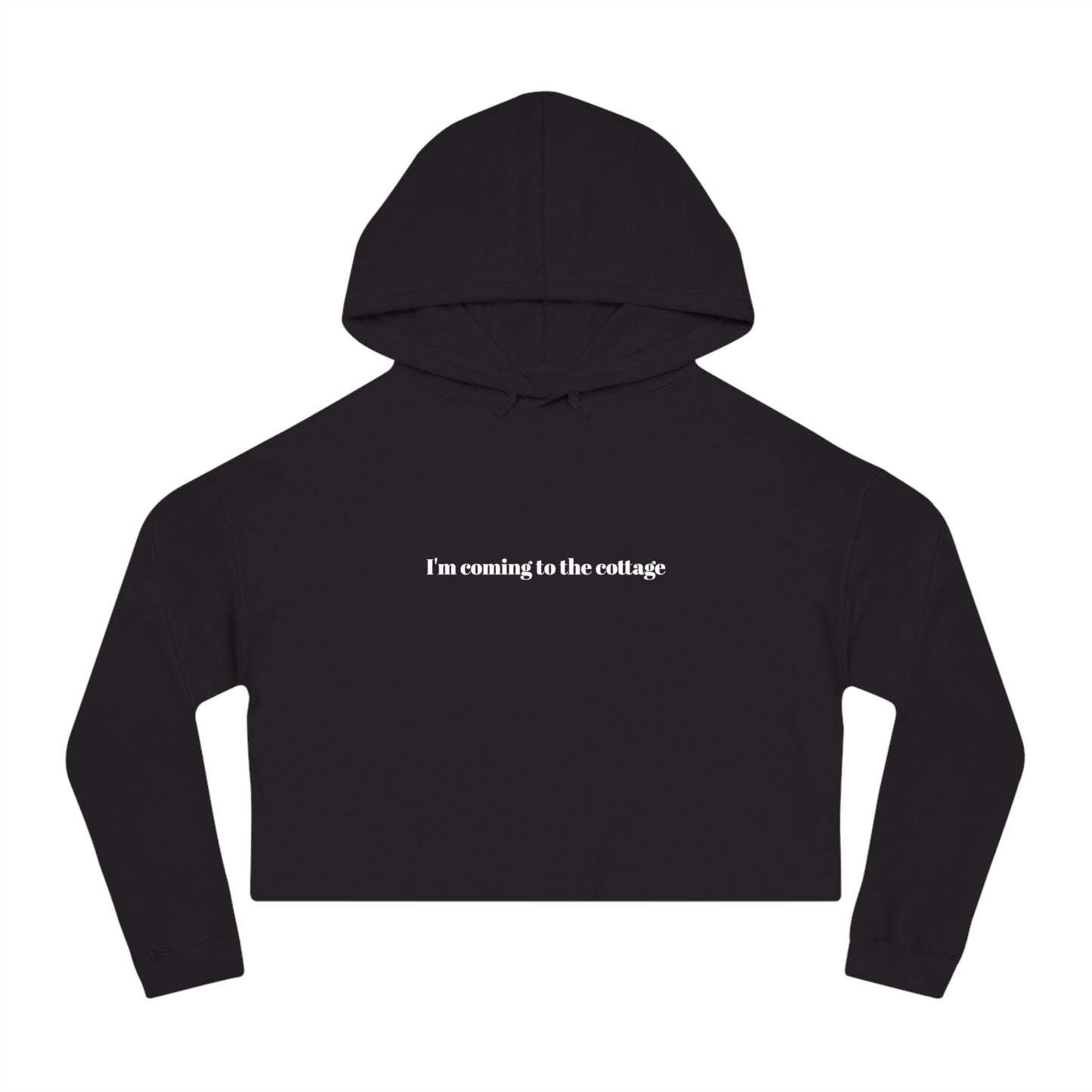 I’m Coming to the Cottage - Cropped Hoodie - Heated Rivalry Quote