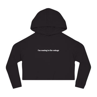 I’m Coming to the Cottage - Cropped Hoodie - Heated Rivalry Quote