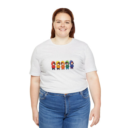 Cutties in Hoodies - Unisex T-Shirt - T-Shirt - Ash - The Lucky Wombat