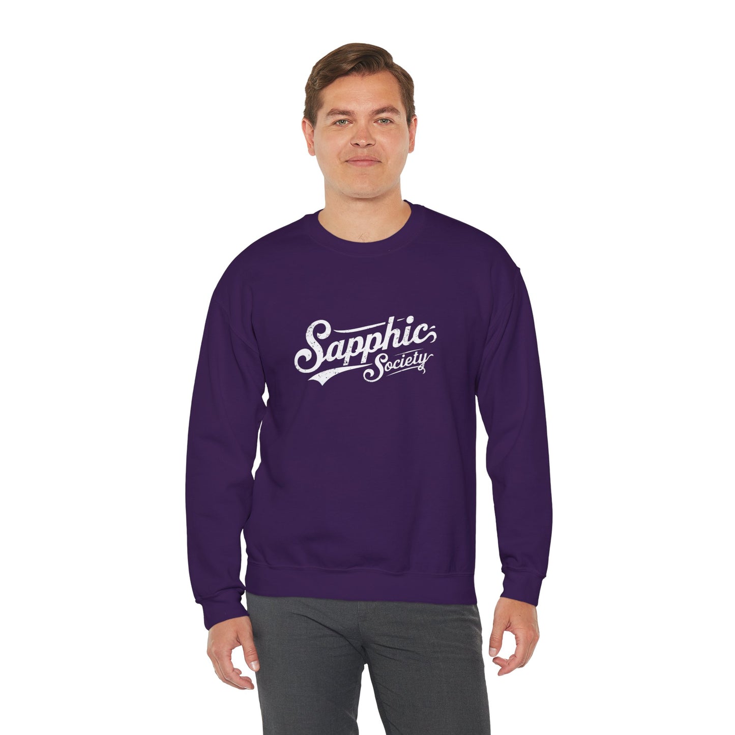 Sapphic Society Sweatshirt - Sweatshirt - The Lucky Wombat