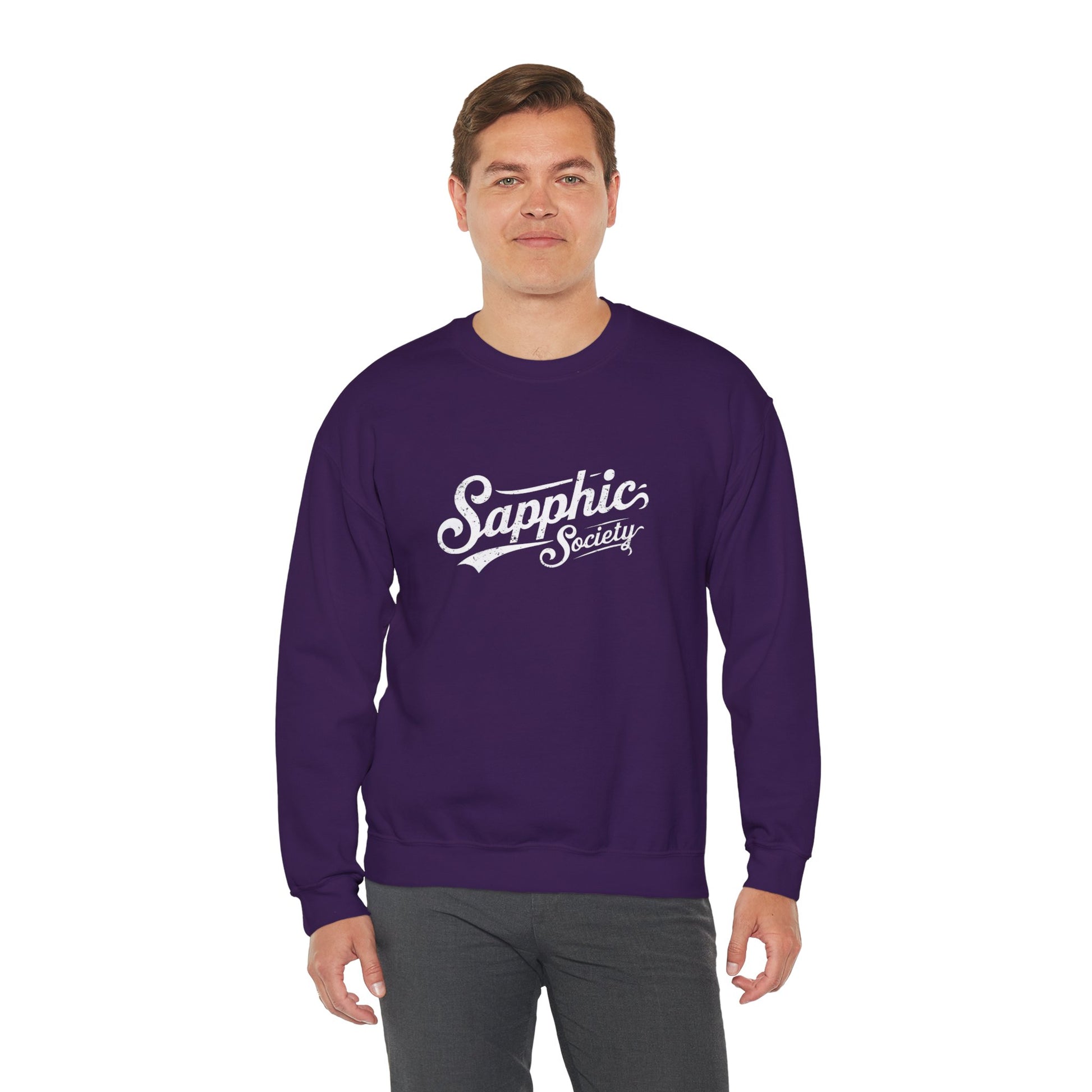 Sapphic Society Sweatshirt - Sweatshirt - The Lucky Wombat