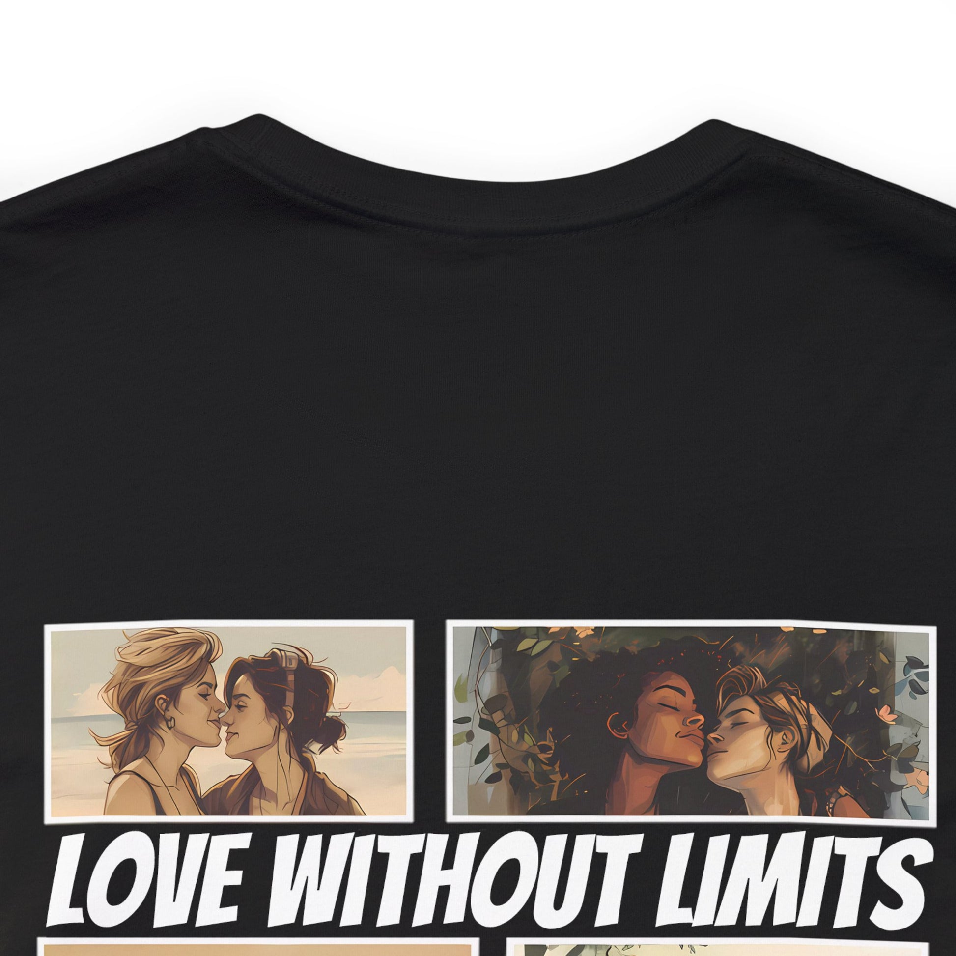 Love Without Limits - Girls - Unisex T-Shirt - T-Shirt - Black - | The Lucky Wombat
