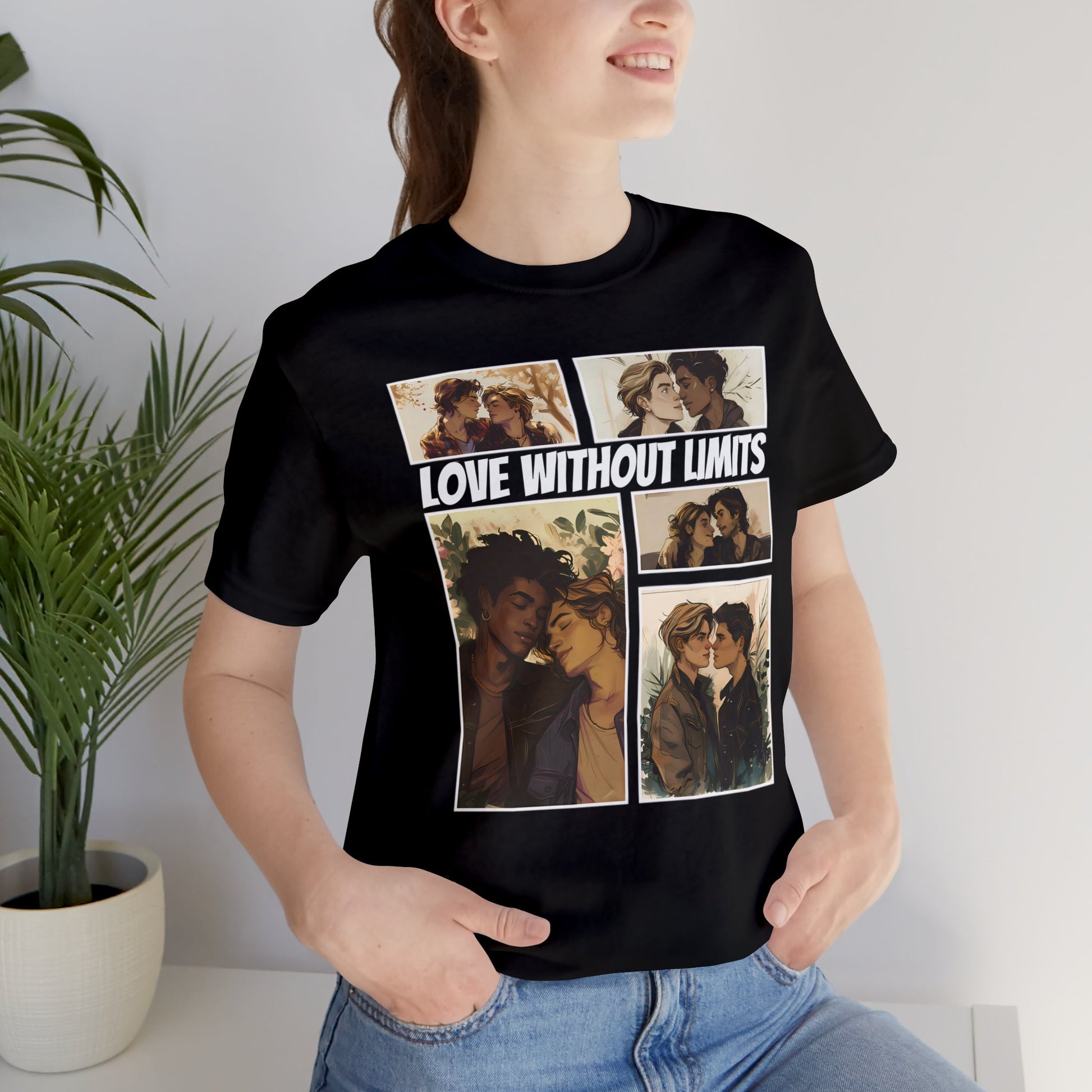 Love Without Limits - Boys - Unisex T-Shirt - T-Shirt - Athletic Heather The Lucky Wombat