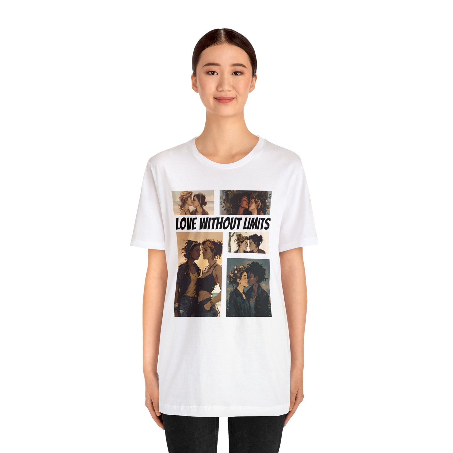 Love Without Limits - Girls - Unisex T-Shirt - T-Shirt - White - | The Lucky Wombat