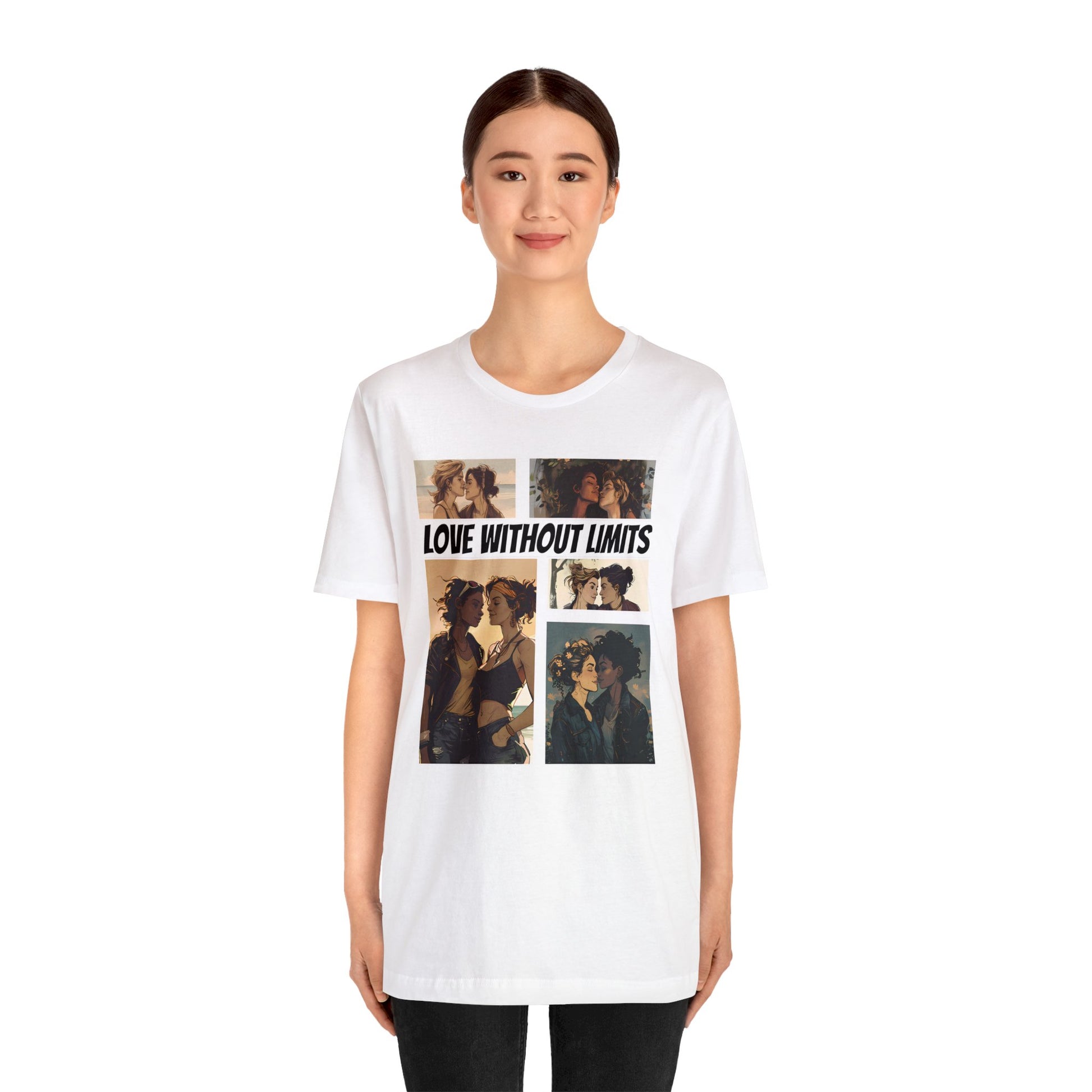 Love Without Limits - Girls - Unisex T-Shirt - T-Shirt - White - | The Lucky Wombat