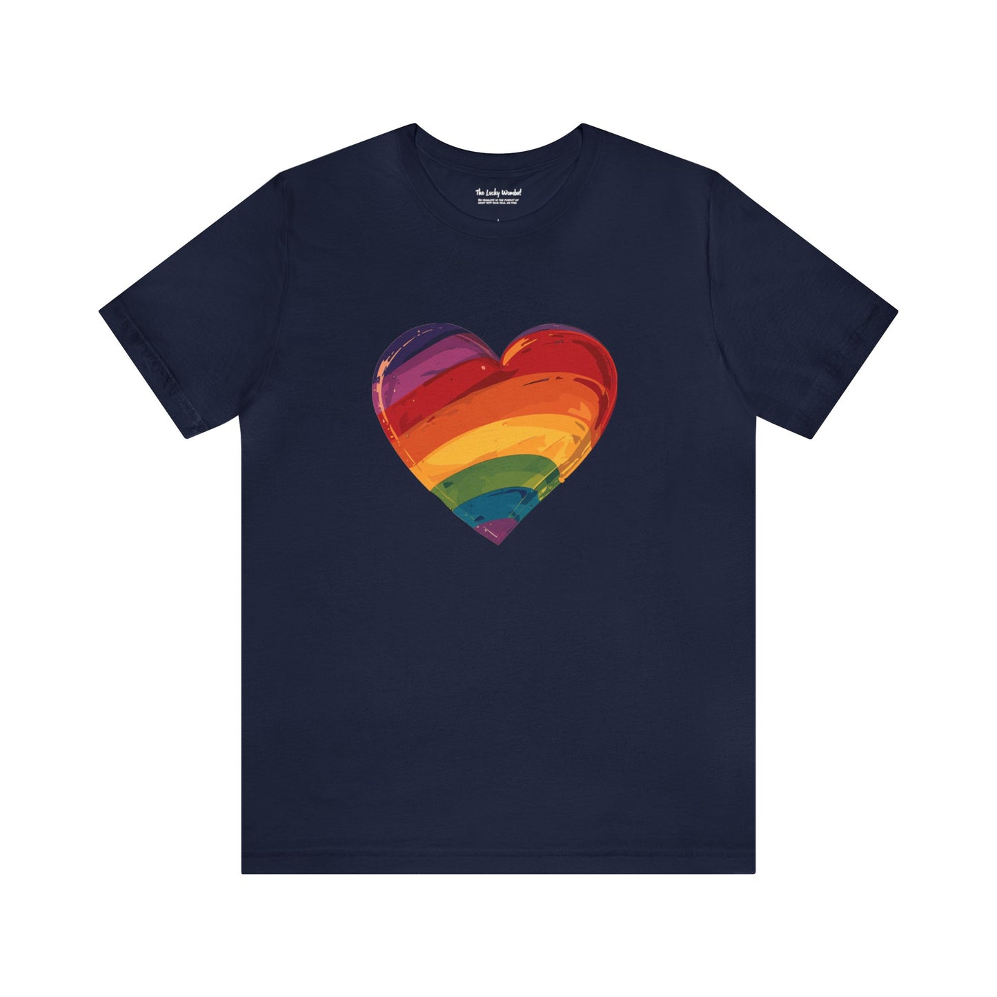 Cartoon Rainbow Heart - Unisex T-shirt