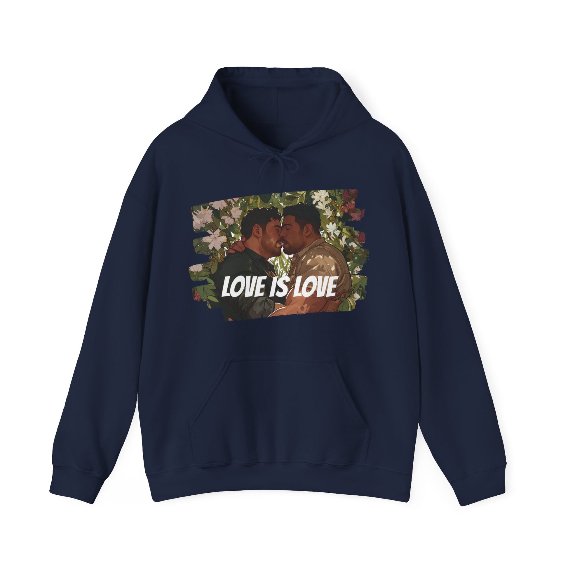 Love Is Love - Bears - Unisex Hoodie - Hoodie - Navy - The Lucky Wombat