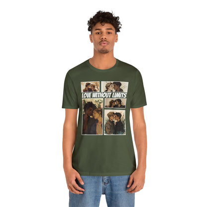 Love Without Limits - Boys - Unisex T-Shirt - T-Shirt - Military Green The Lucky Wombat