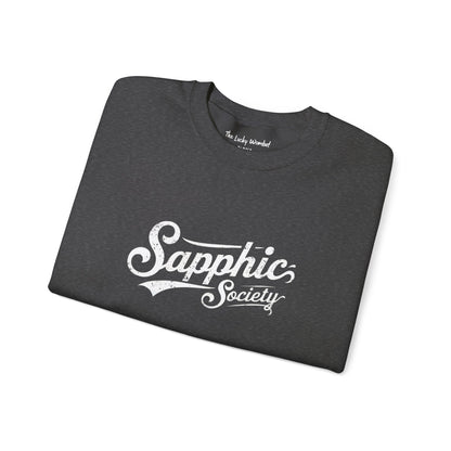 Sapphic Society Sweatshirt - Sweatshirt - The Lucky Wombat