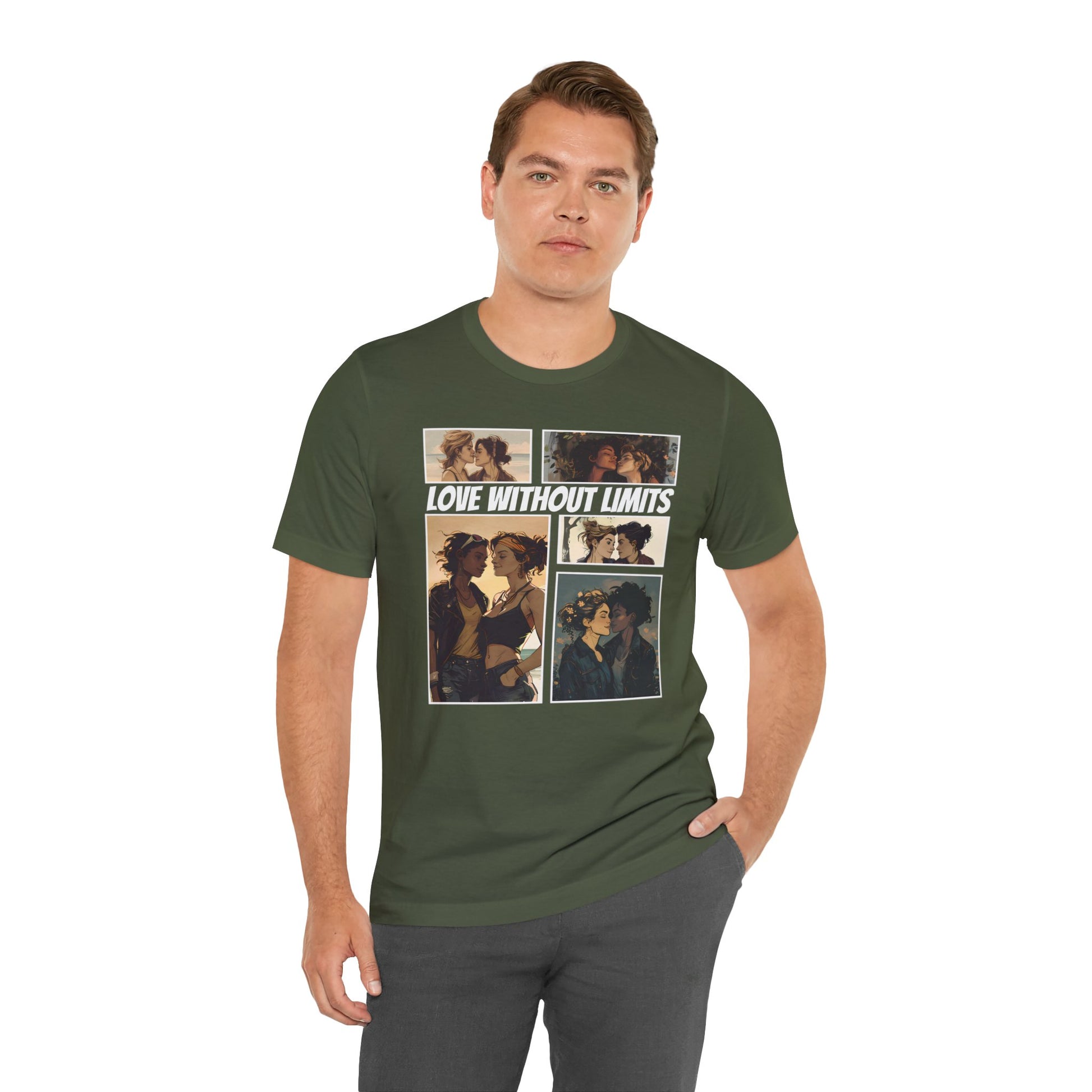 Love Without Limits - Girls - Unisex T-Shirt - T-Shirt - Ash - | The Lucky Wombat