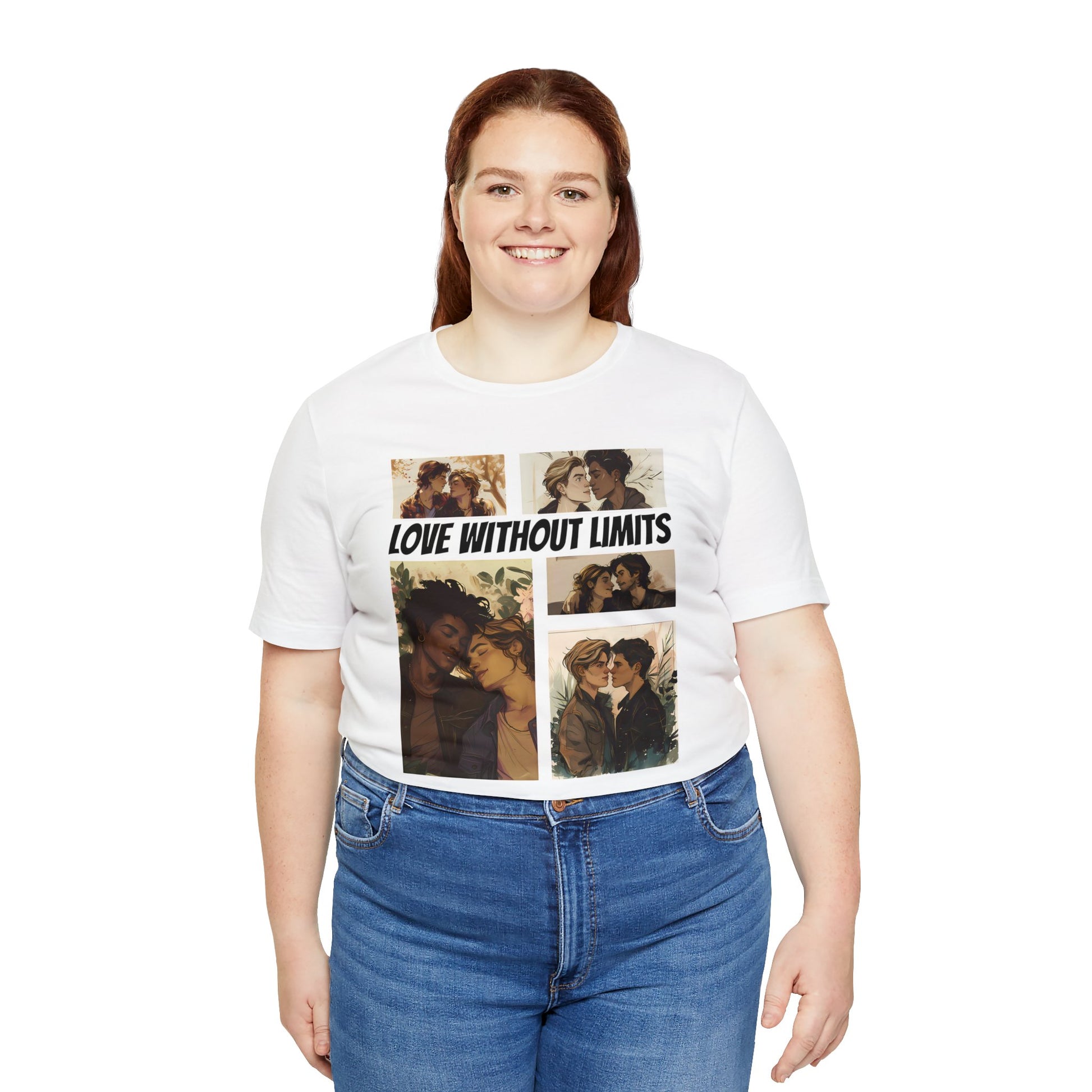 Love Without Limits - Boys - Unisex T-Shirt - T-Shirt - White | The Lucky Wombat