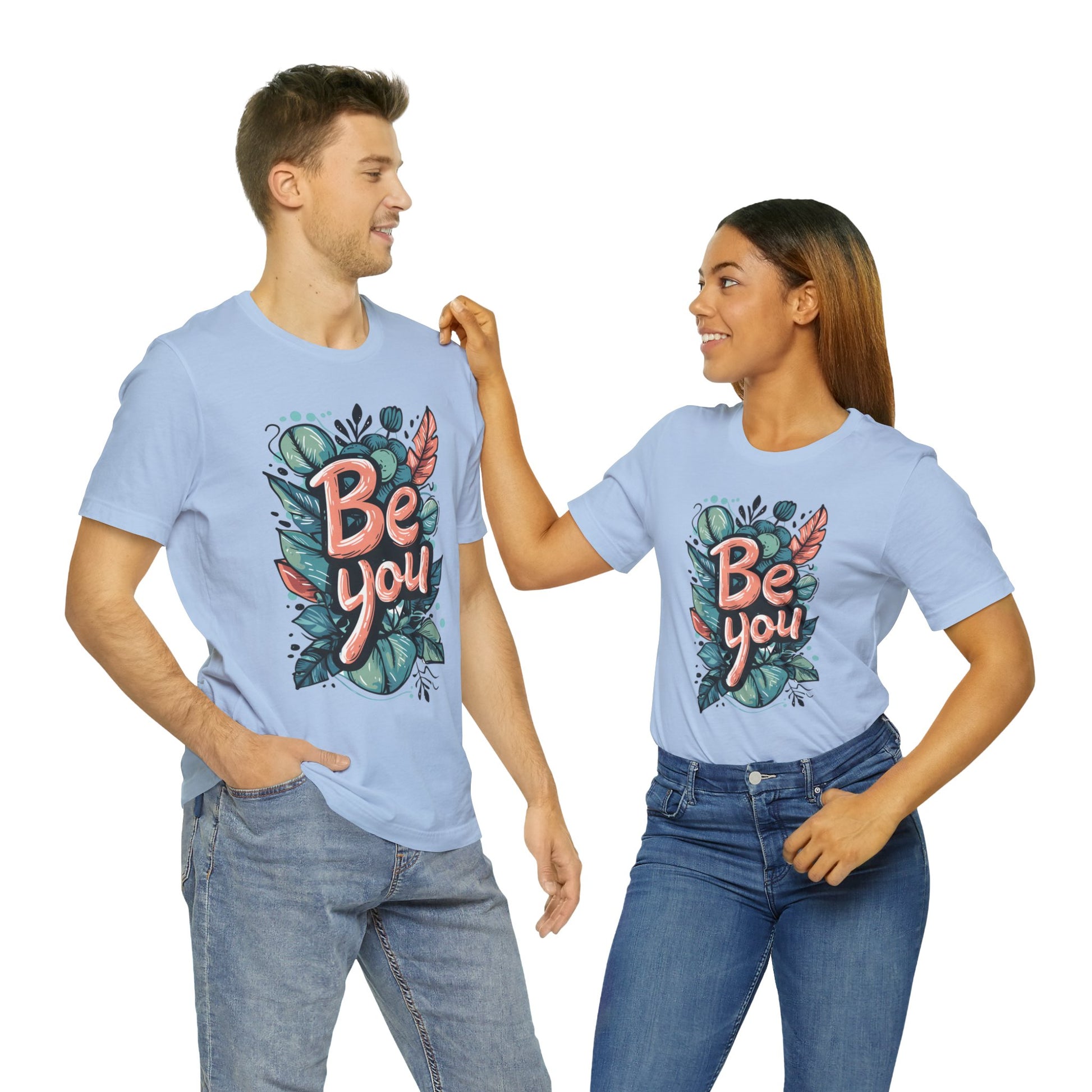 Leaves Be you - Unisex T-shirt - T-Shirt - The Lucky Wombat