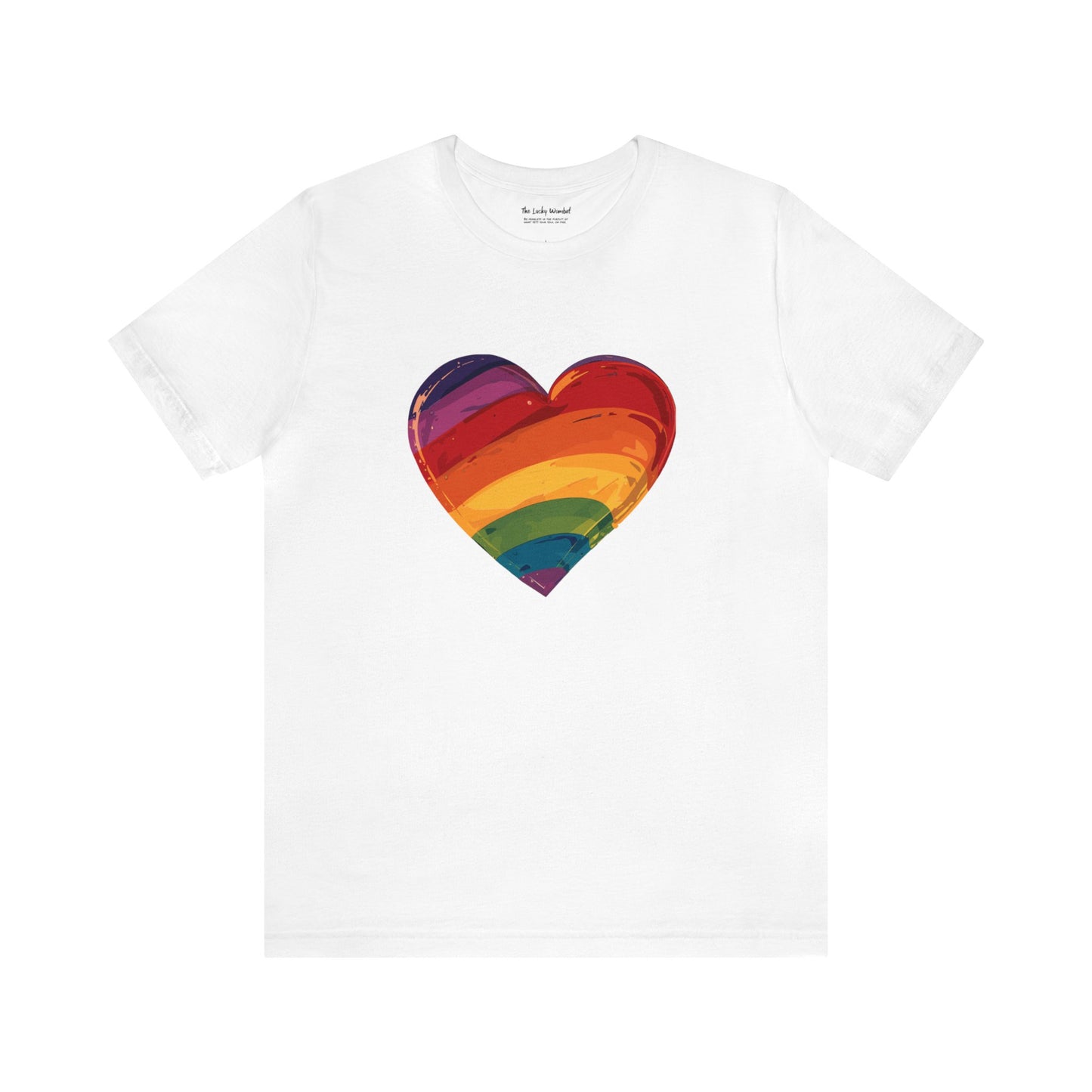 Cartoon Rainbow Heart - Unisex T-shirt
