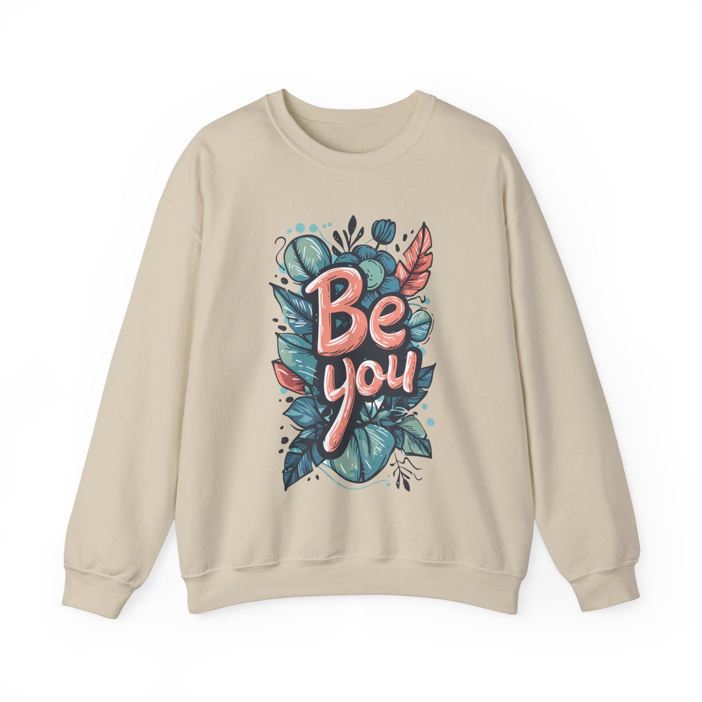 Leaves Be you Unisex Sweatshirt - Sweatshirt - The Lucky Wombat