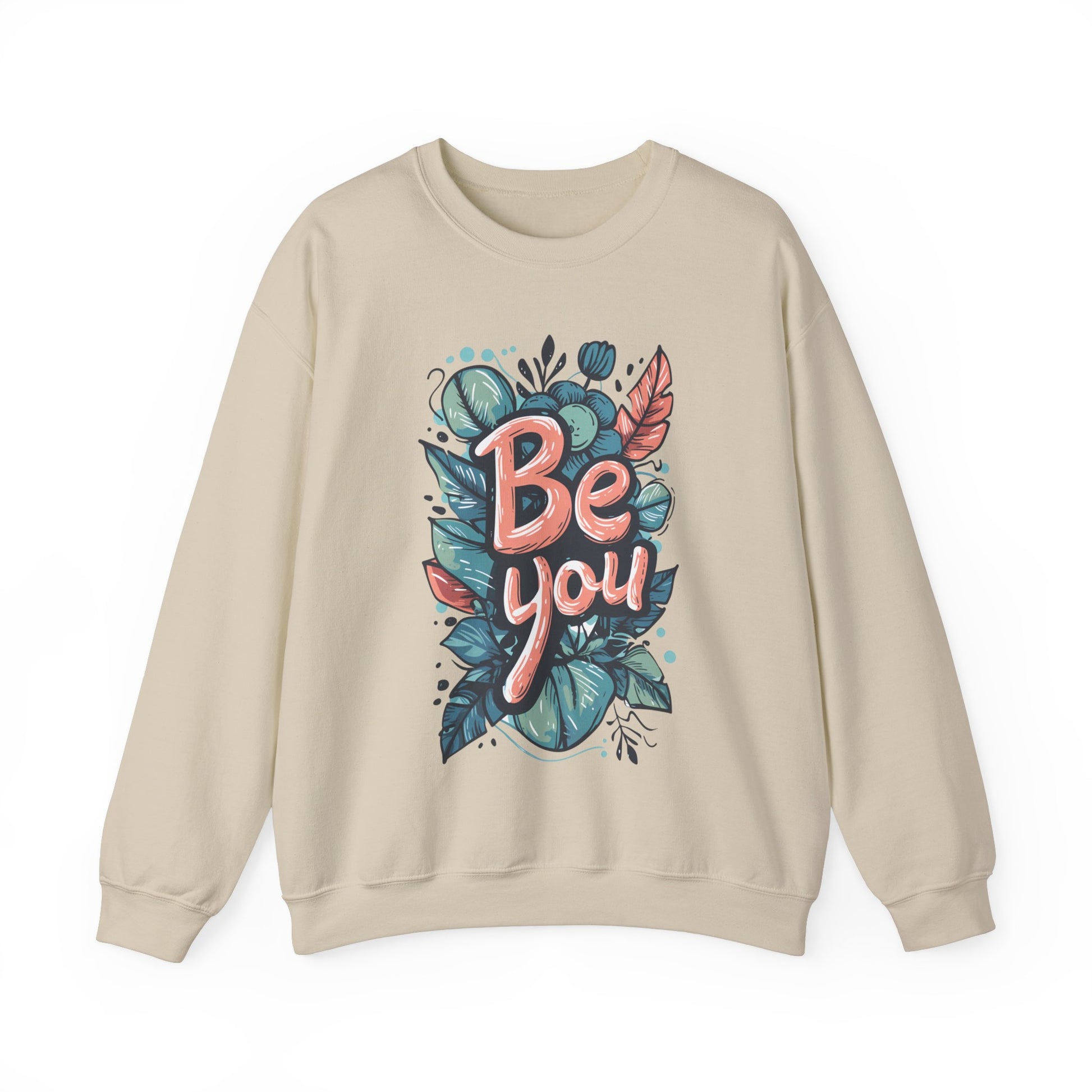 Leaves Be you Unisex Sweatshirt - Sweatshirt - The Lucky Wombat