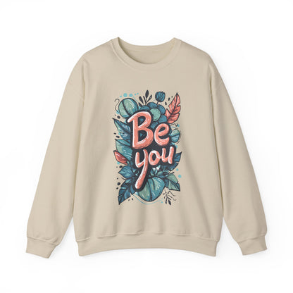 Leaves Be you Unisex Sweatshirt - Sweatshirt - The Lucky Wombat