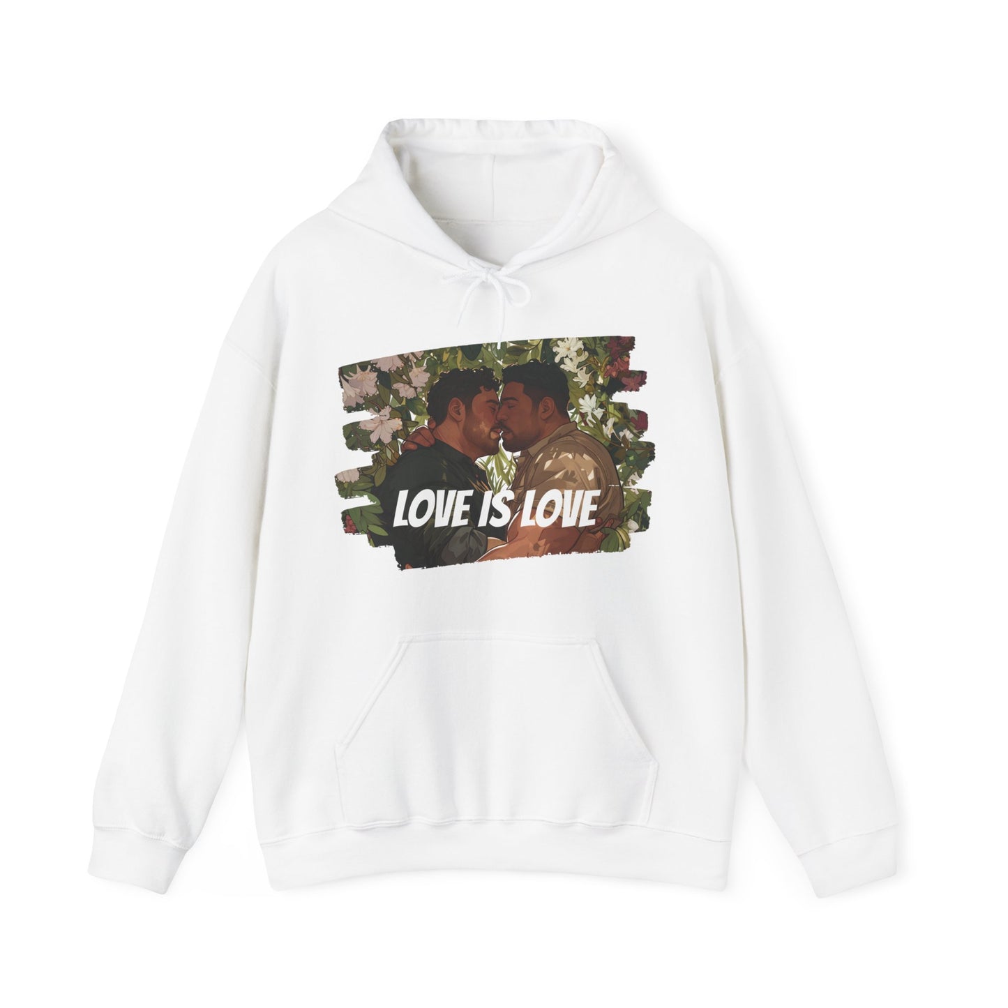 Love Is Love - Bears - Unisex Hoodie - Hoodie - White - The Lucky Wombat