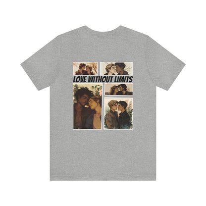 Love Without Limits - Boys - Unisex T-Shirt - T-Shirt - Athletic Heather The Lucky Wombat