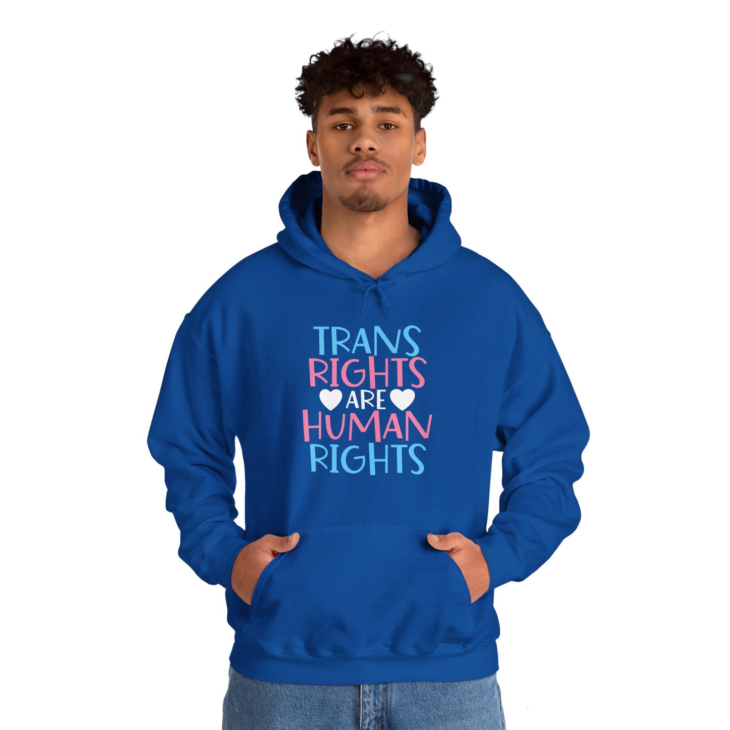 Trans Rights are Human Rights Hoodie - Hoodie - The Lucky Wombat