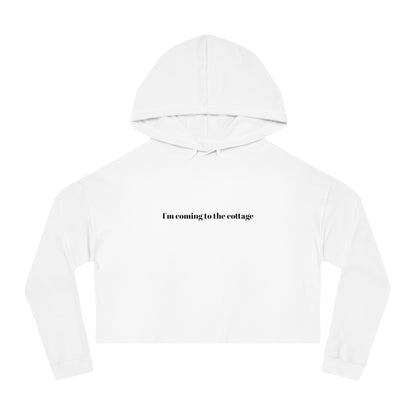 I’m Coming to the Cottage - Cropped Hoodie - Heated Rivalry Quote
