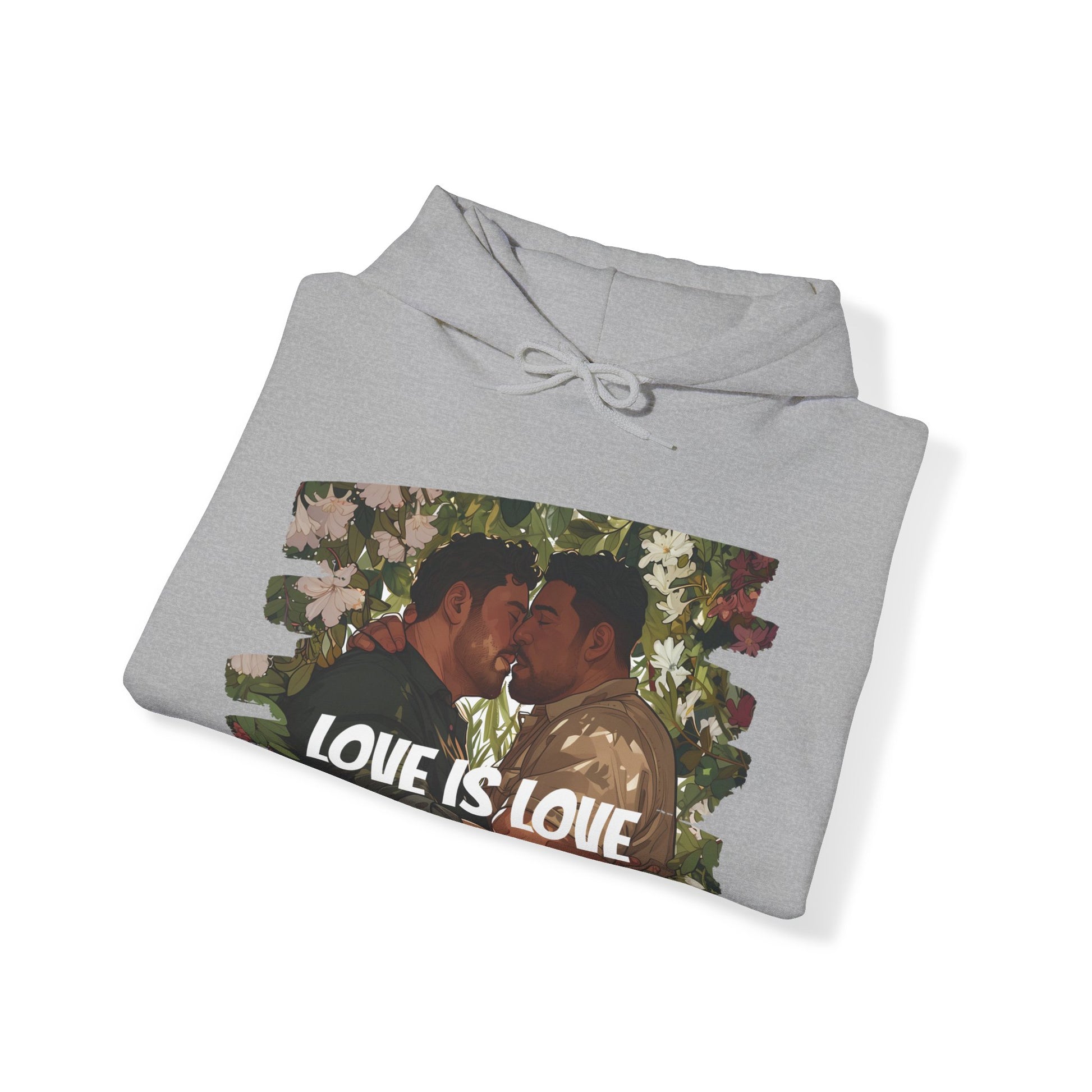 Love Is Love - Bears - Unisex Hoodie - Hoodie - Heather Navy - The Lucky Wombat