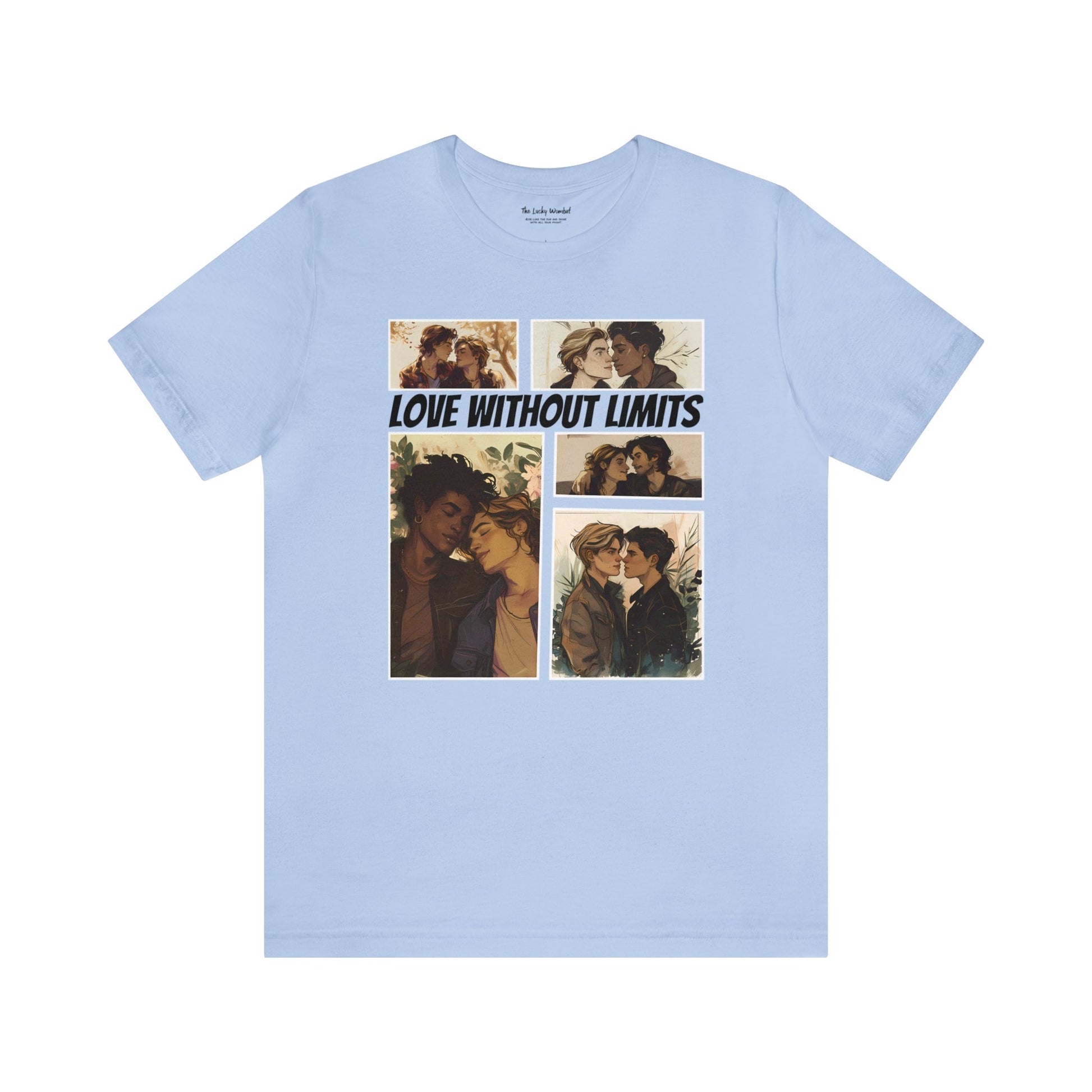 Love Without Limits - Boys - Unisex T-Shirt - T-Shirt - Baby Blue | The Lucky Wombat