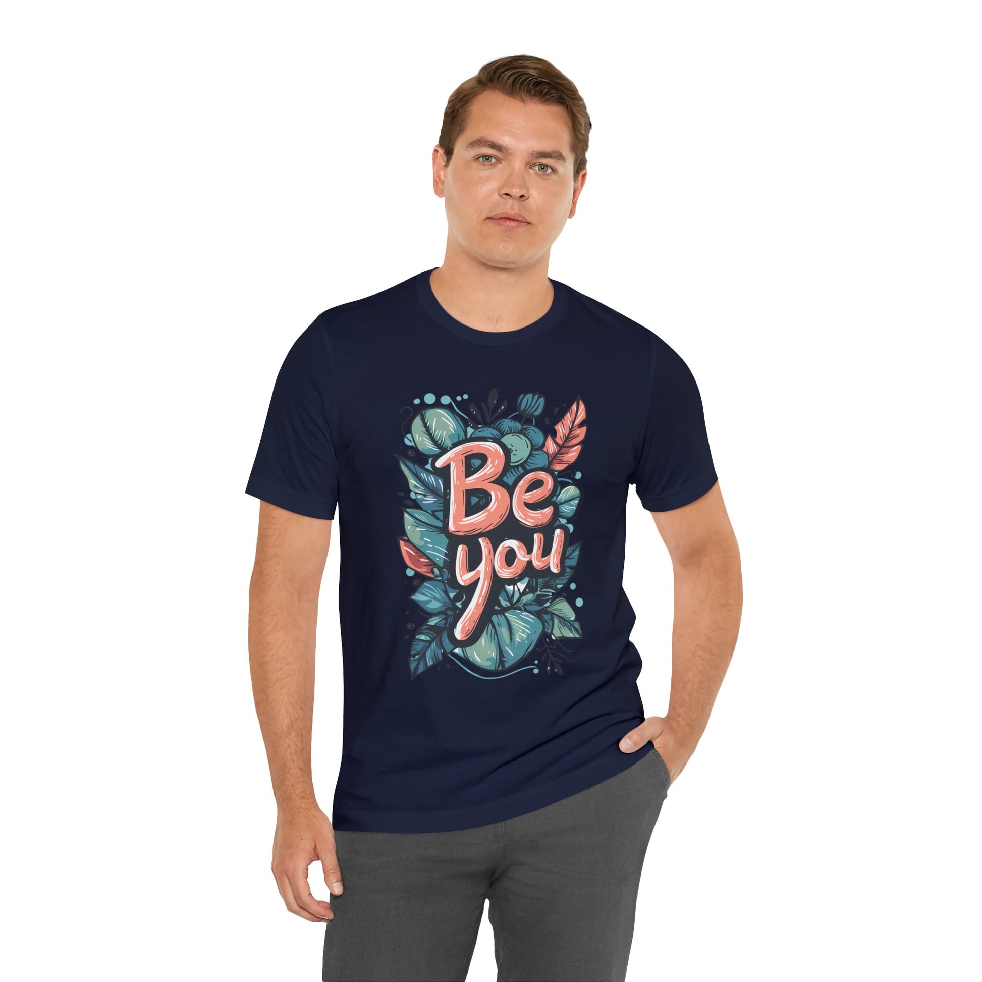 Leaves Be you - Unisex T-shirt - T-Shirt - The Lucky Wombat