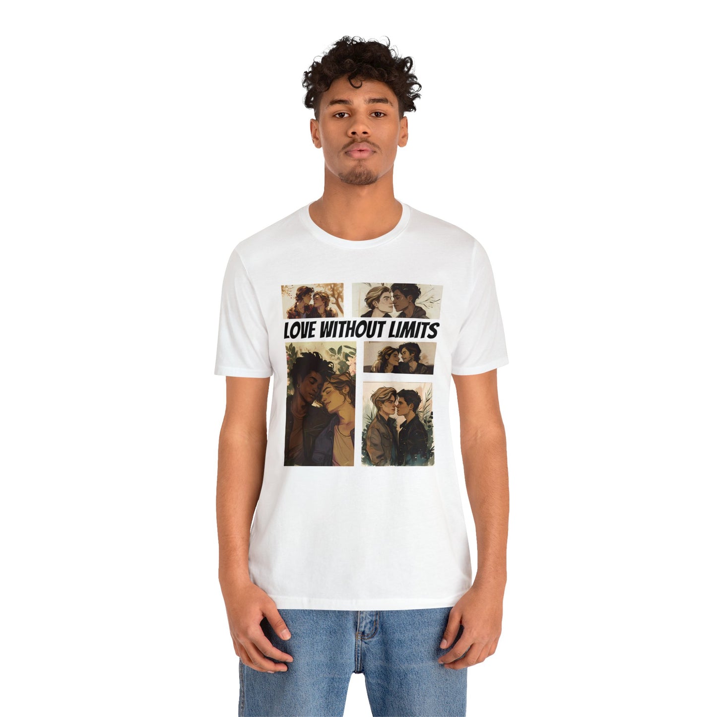 Love Without Limits - Boys - Unisex T-Shirt - T-Shirt - White The Lucky Wombat