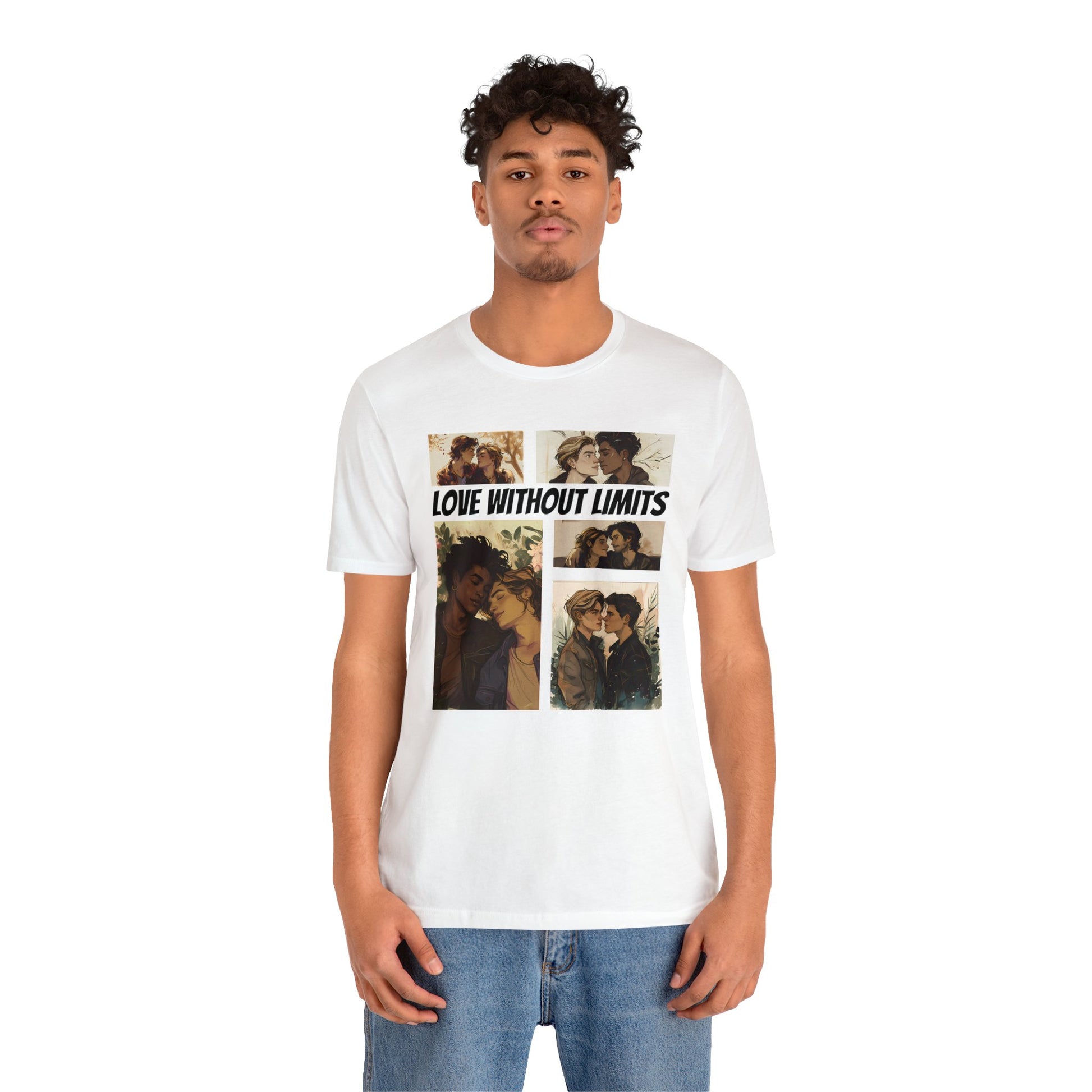 Love Without Limits - Boys - Unisex T-Shirt - T-Shirt - White The Lucky Wombat
