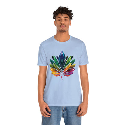 Rainbow-coloured Leaf - Unisex T-shirt