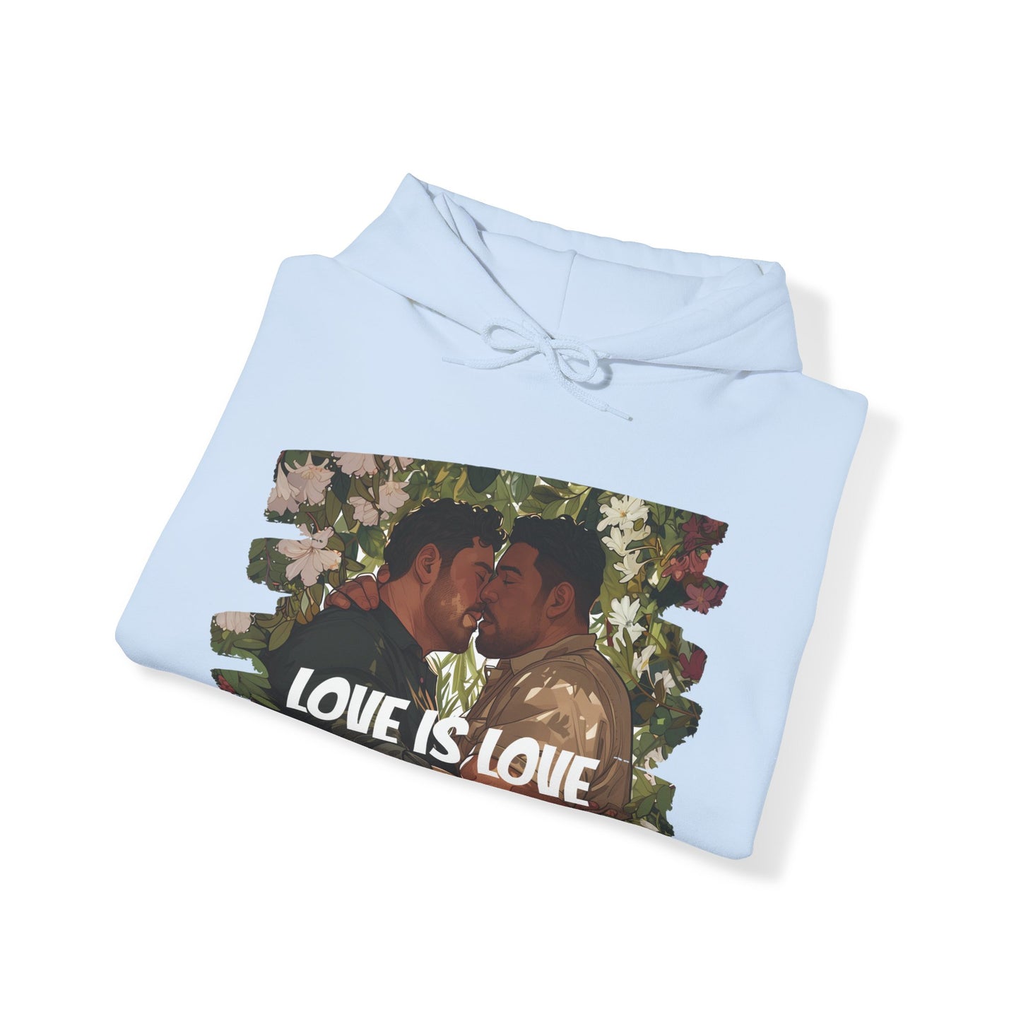 Love Is Love - Bears - Unisex Hoodie - Hoodie - Heather Navy - The Lucky Wombat