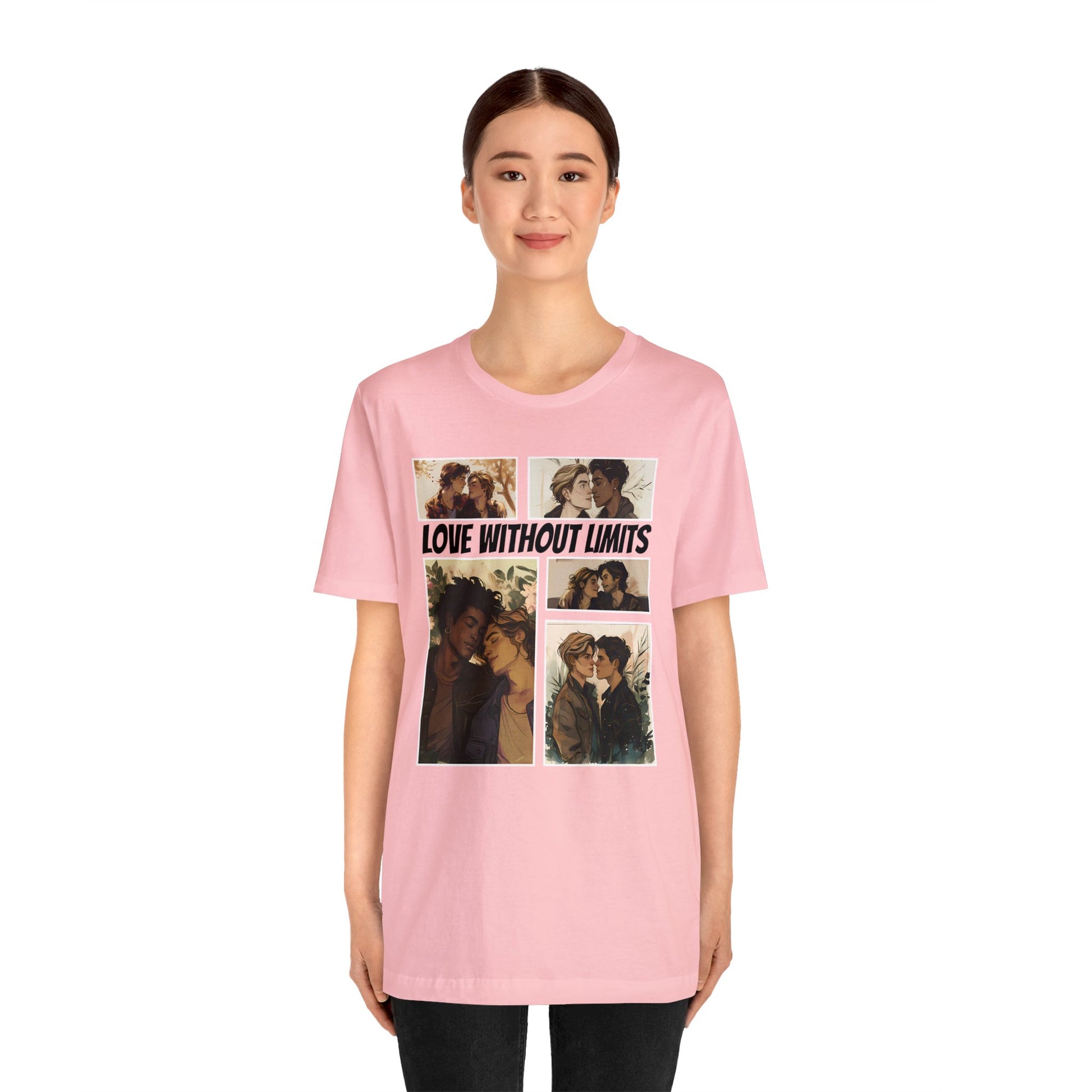 Love Without Limits - Boys - Unisex T-Shirt - T-Shirt - Pink | The Lucky Wombat