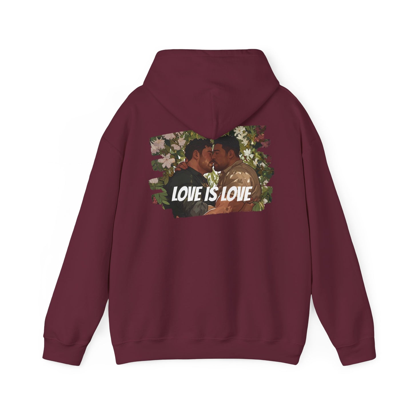 Love Is Love - Bears - Unisex Hoodie - Hoodie - Heather Navy - The Lucky Wombat