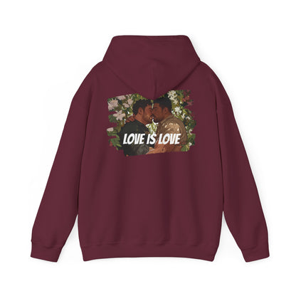 Love Is Love - Bears - Unisex Hoodie - Hoodie - Heather Navy - The Lucky Wombat