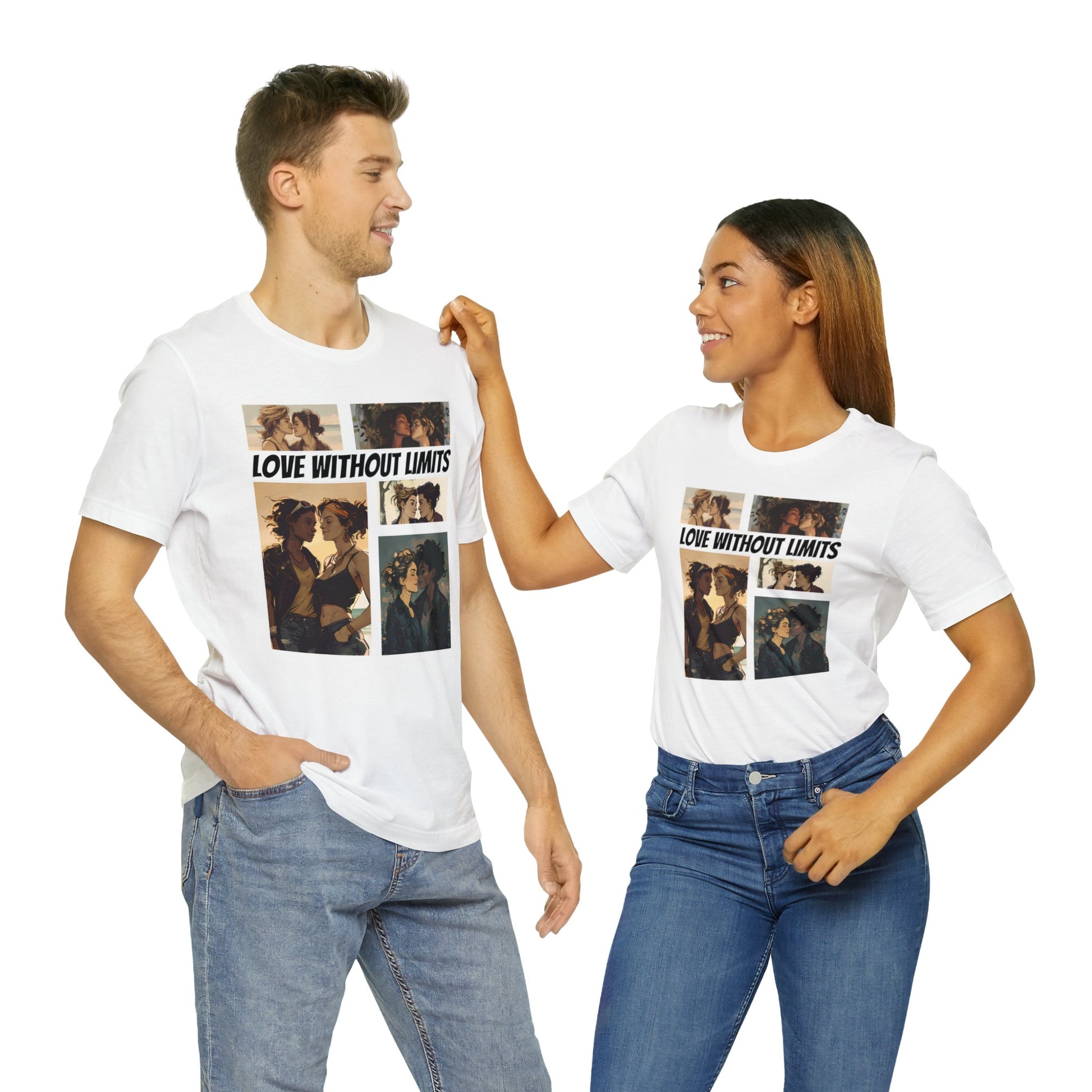 Love Without Limits - Girls - Unisex T-Shirt - T-Shirt - White - | The Lucky Wombat